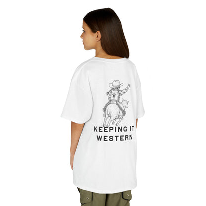 Mutton Busting Western Tee - Girls