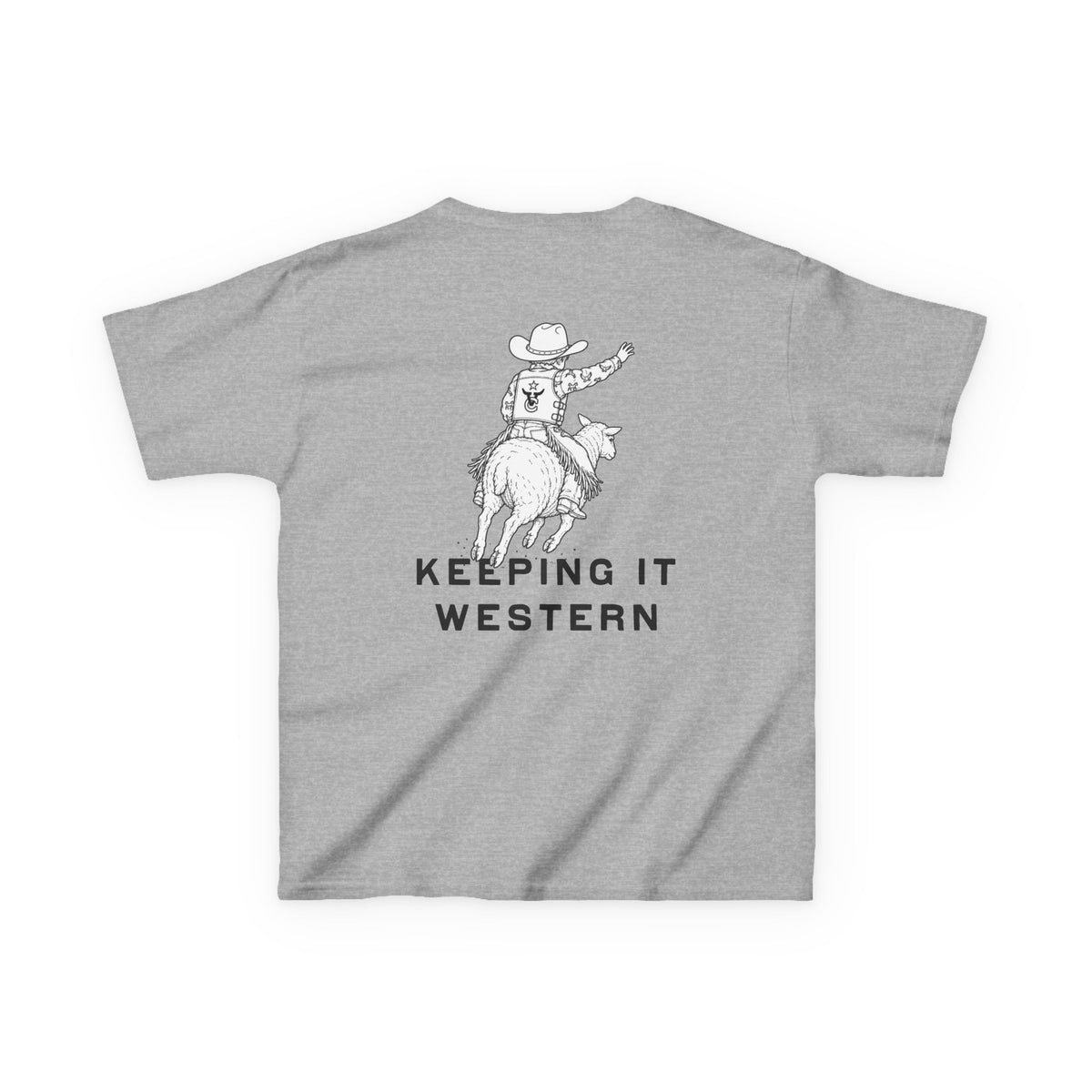 Mutton Busting Western Tee - Boys