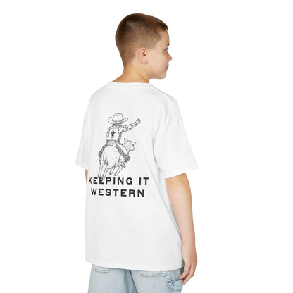 Mutton Busting Western Tee - Boys